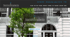 Desktop Screenshot of nortonimplants.com